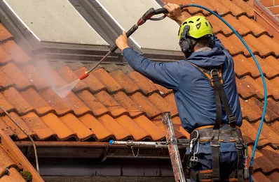Démoussage et hydrofuge de toiture à Jazeneuil